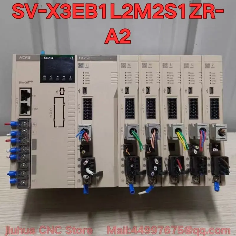 The function test of the second-hand SV-X3EB1L2M2S1ZR-A2 servo driver is normal.