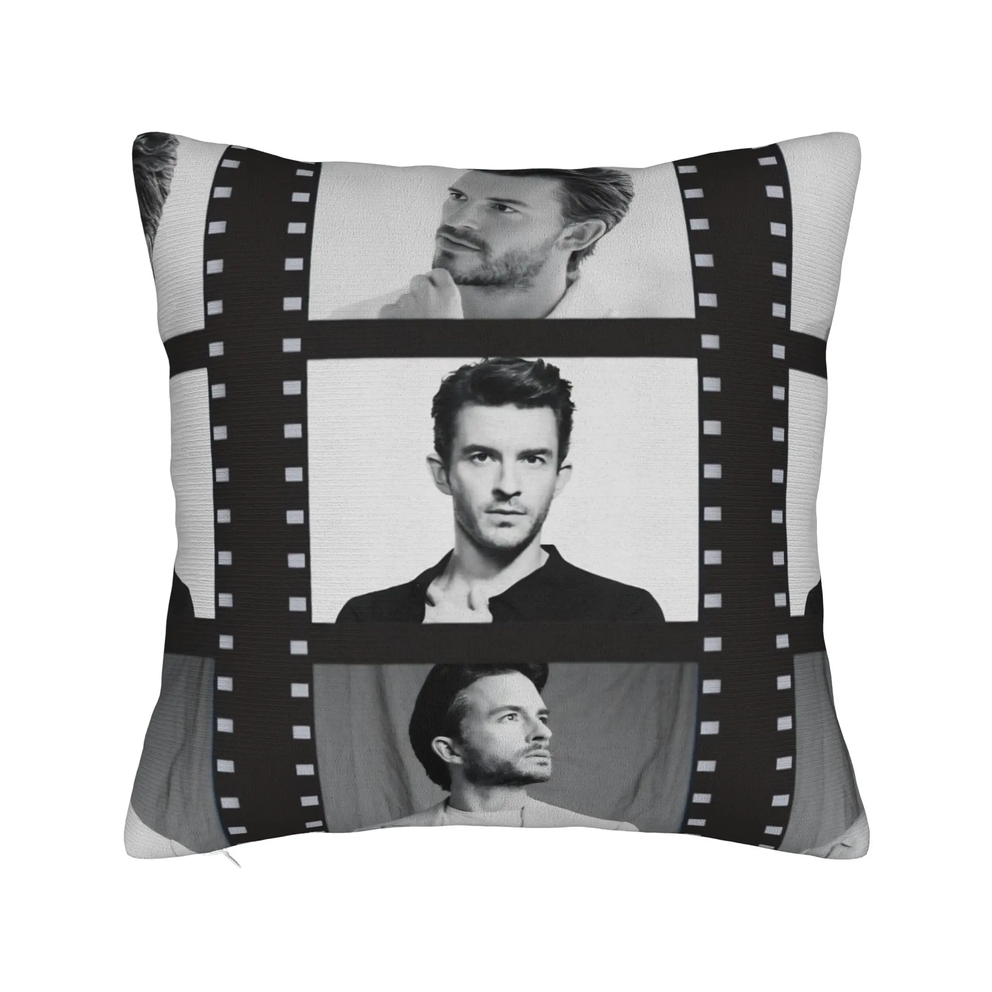 Jonathan Bailey Actor Square Pillow Cases Comedy Cushion Covers Awesome Zippered Decorative Pillowcase for Home 45x45cm