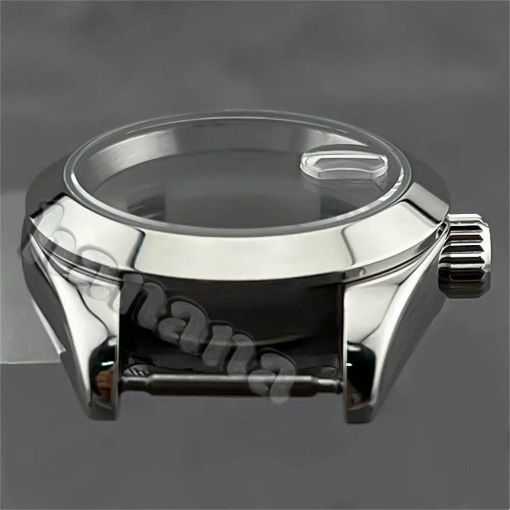 Beveled polished bezel 28mm/31mm water-resistant case Bracelet sapphire crystal NH05 06 movement ladies' watch parts replacement