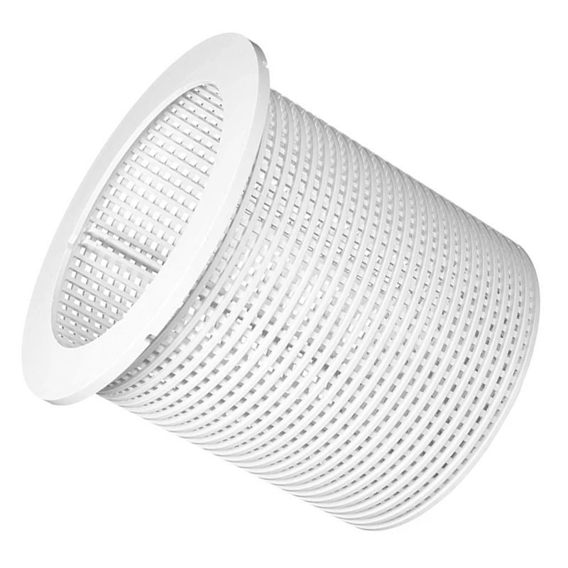 

Convenient Design Filter Basket Pool Maintenance White Easy To Clean For Swimming Pool Long-lasting Performance
