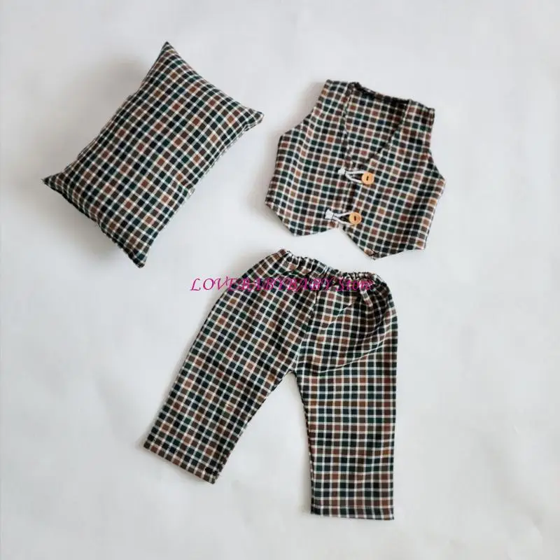 Pantalon d'accessoires photographie nouveau-née avec le gilet gilet