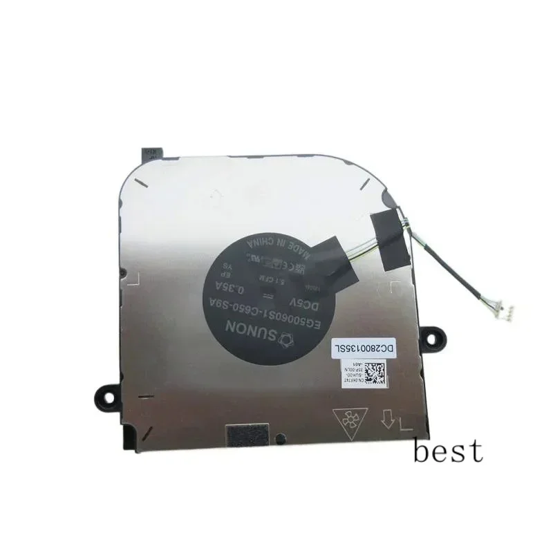 New Original Laptop CPU Cooling Fan For DELL EG50060S1-C650-S9A DC5V 0.35A 5.1 CFM DC2800135SL 0KF74T KF74T  4Pin