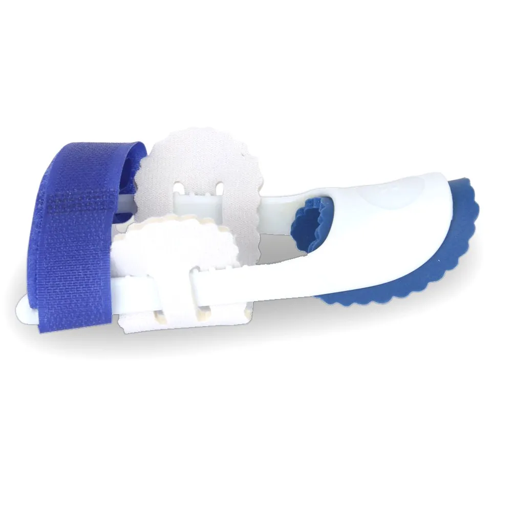 

Пара ортопедических фиксаторов для большого пальца стопы (белый/синий), регулируемые, для ночного использования, корректор вальгусной деформации, выпрямитель, для ухода за ногами, облегчение боли