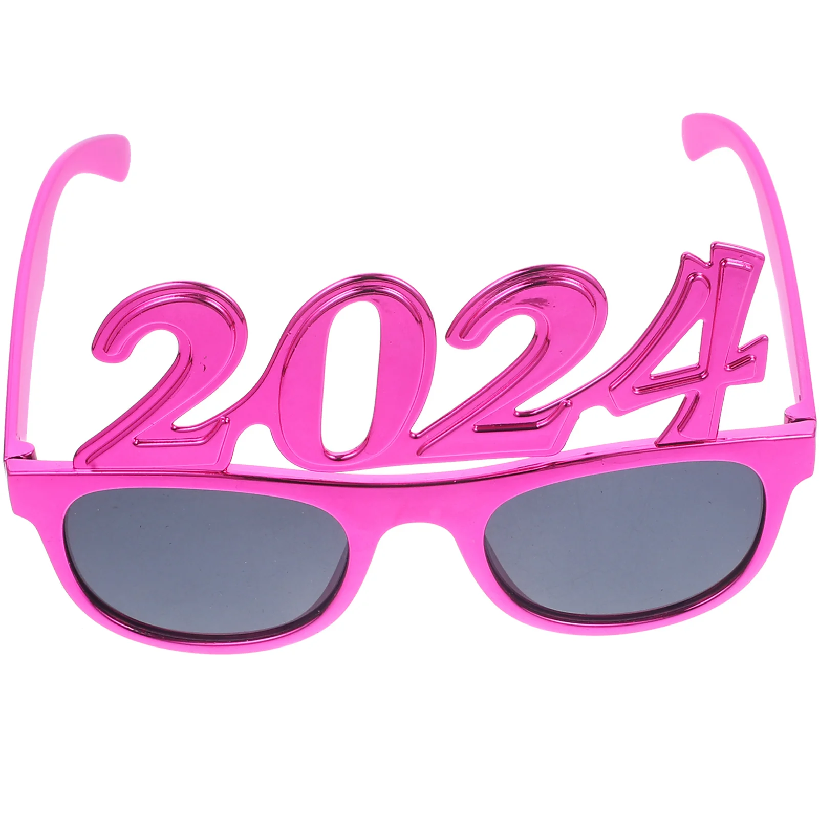 

2024 Electroplated Party Glasses Stylish New Year Photo Prop Funny Eyeglasses Party Eyewear New Year Glasses 2024 Eyeglasses
