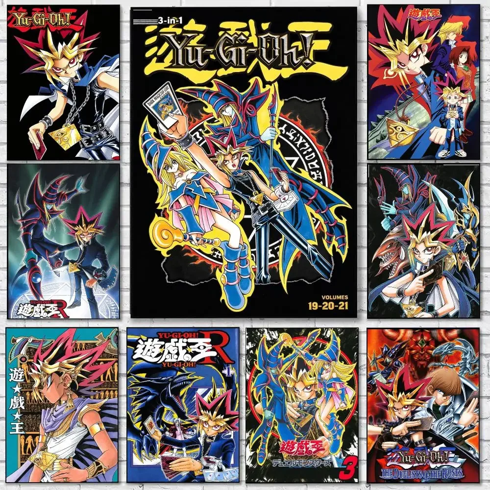 game Yu‑Gi‑Oh! Poster Trendy Classic hot HD Self-Adhesive Waterproof Art Poster Room Decor New Arrival On Sale