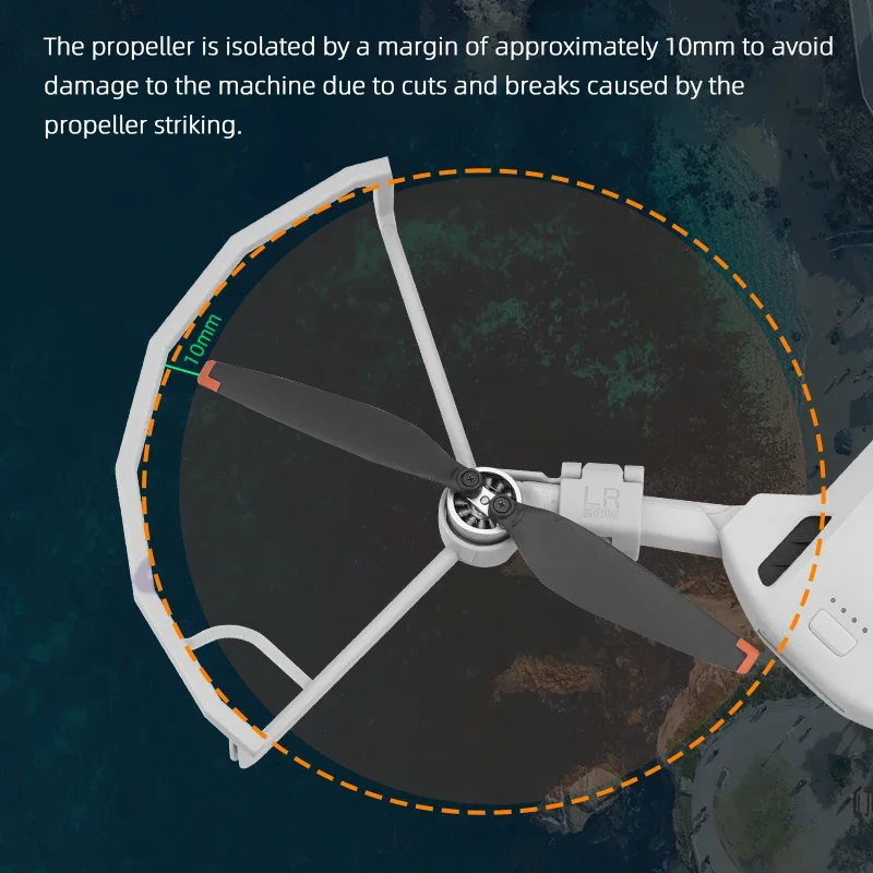 Dji mini 3 pro propeller schutz, requisiten schutz für dji mini 3 flügel lüfter blatt schutzhülle licht käfig drohnen zubehör