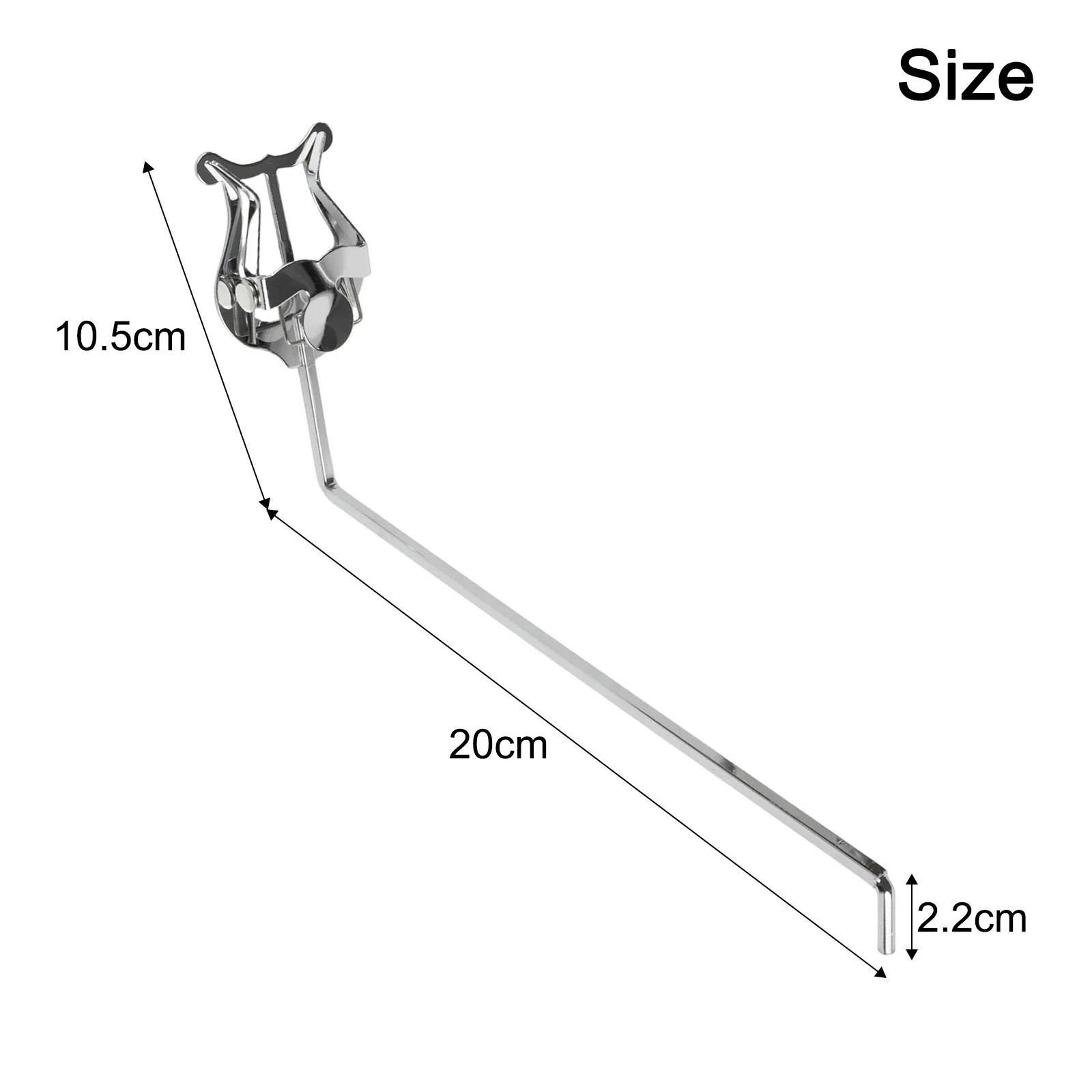 

Длина 30,5 см Портативная саксофонная труба Лира Элегантный внешний вид Маленькая и легкая гладкая отделка Удобная и практичная