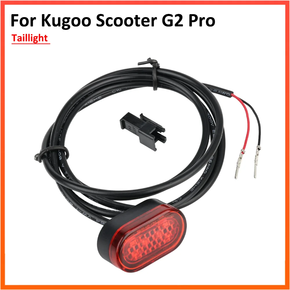 Rear Taillight for KUGOO G2 Pro Electric Scooter Back Mudguard Stop Lamp Brake Warning Light Replacement Accessories