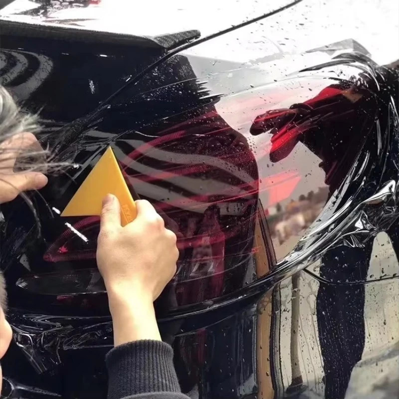 Car TPU Headlight & Tail Light Film Self Healing Scratch Proof UV Sand Proof Car Wrap Protective Color Film  ttjj