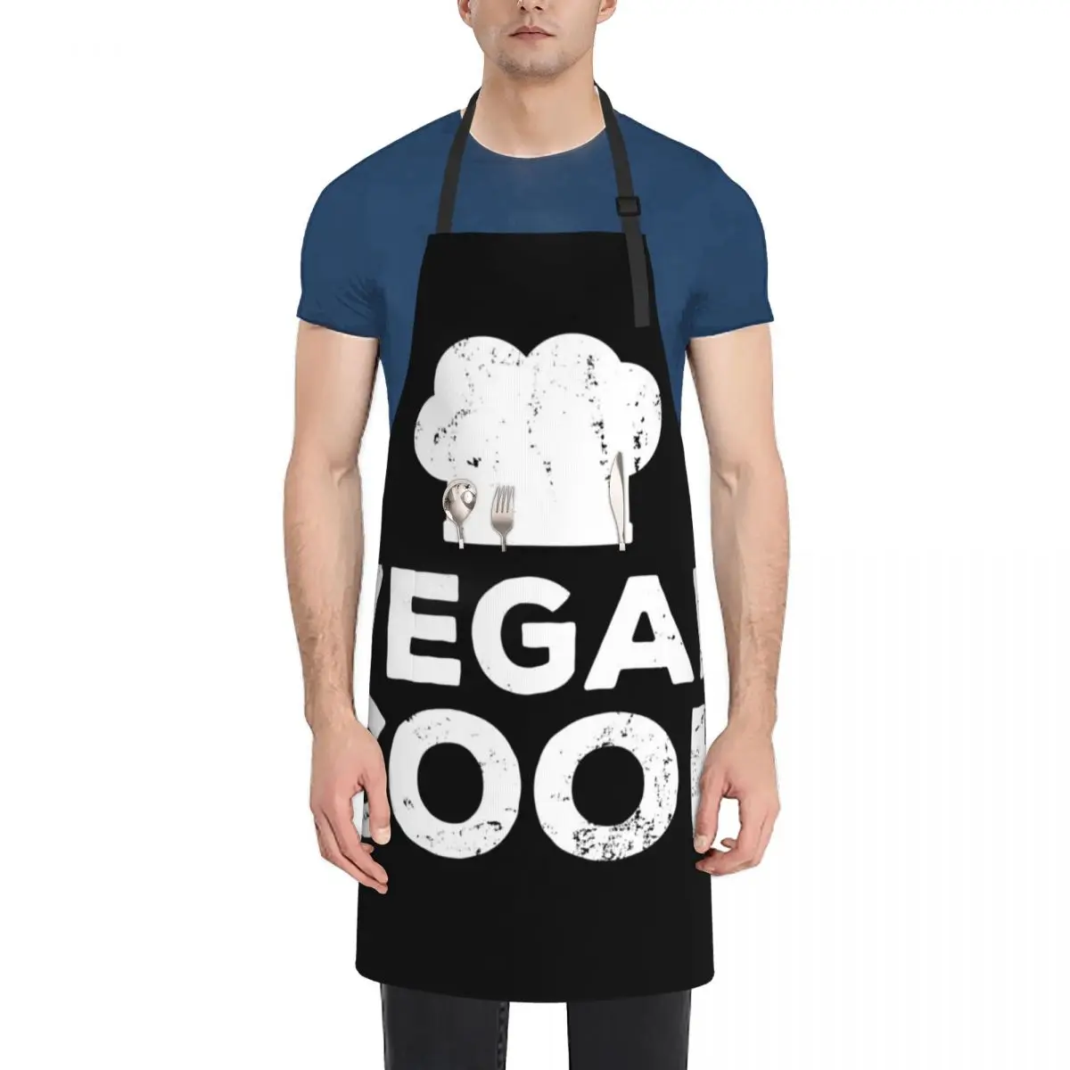 

VEGAN COOK Apron Men gift man chef uniform Household Items kitchen woman Apron