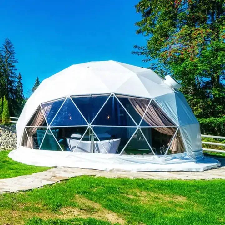 

Waterproof Tents Folding Stretch Pop Up Fishing Safari Glamping Geodesic Dome Tent Outdoor Dome Glamping Tent