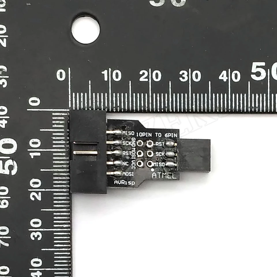 10Pin Để 6Pin Adapter Ban Cho Avrisp MKII Usbasp STK500 Tiêu Chuẩn 10 Pin Biến 6 Pin Bộ Chuyển Đổi