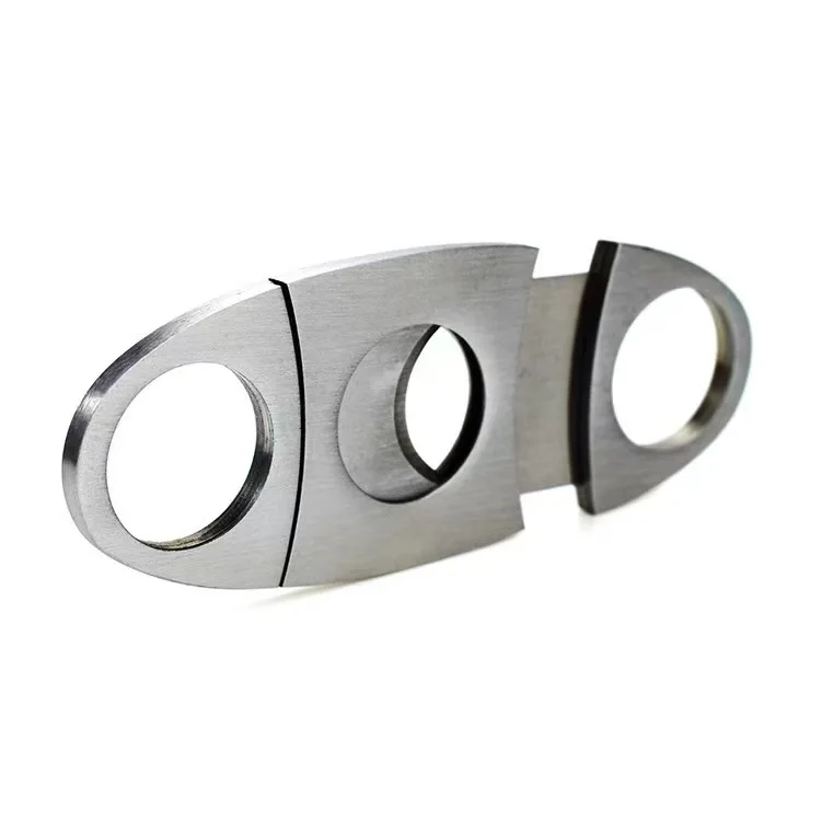 Stainless Steel Cigar Cutter Metal Classic Cutter Guillotine Cigar Scissors Gift Puncher Cutting Knife Cigar Accessory