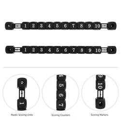 2 Pcs Scorer Football Scoring Counters Durable Keepers Scorekeeper Bar Foosball Child