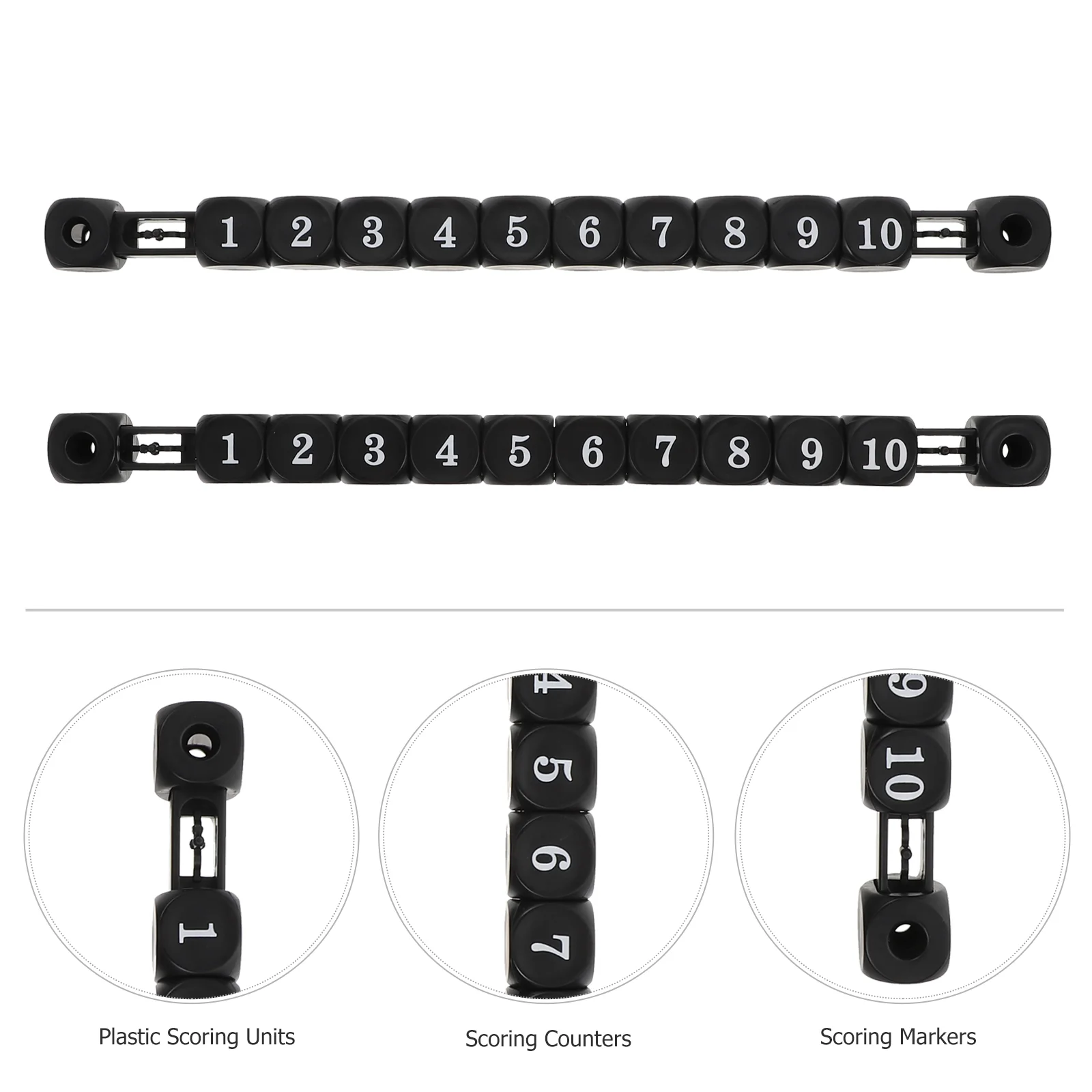 2 Pcs Scorer Football Scoring Counters Durable Keepers Scorekeeper Bar Foosball Child