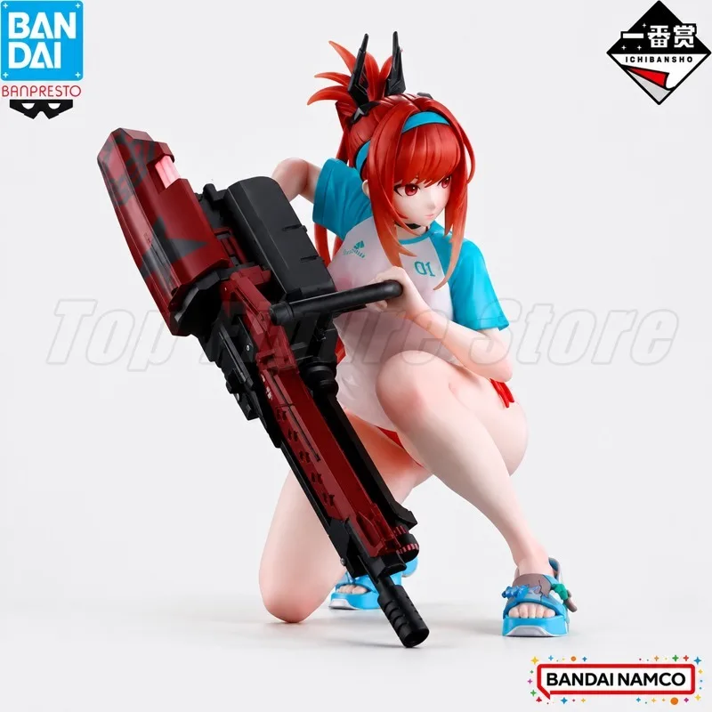 In Stock Bandai Original Ichiban Kuji Nikke Rapi Action Figure Model Doll Brand New Boxed Anime Characters Toys Model Garage