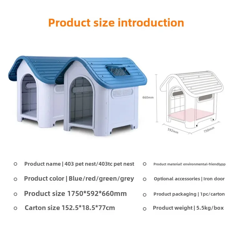 Directly From The Manufacturer Plastic Kennel, Teddy Explosion Pet Nest Amazon Outlets Agent Spot Wholesale Pet Cage