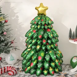 2025 New oversized Christmas tree and mini desktop standing Christmas tree balloons Christmas shopping mall decoration balloons
