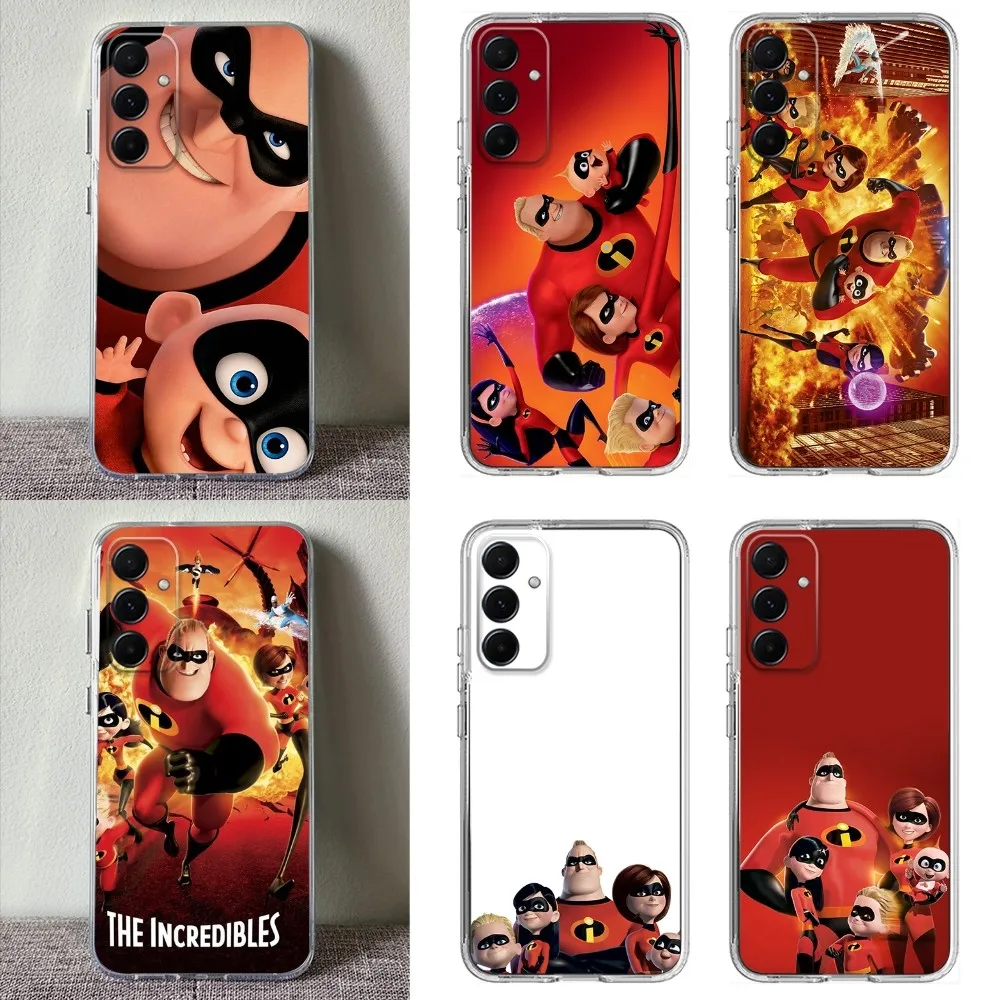 

moves The I-Incredibles Phone Case Clear Phone Case For Samsung A71,70,52, 50, 40,31,A50,30S,21S Transparent Back Cover