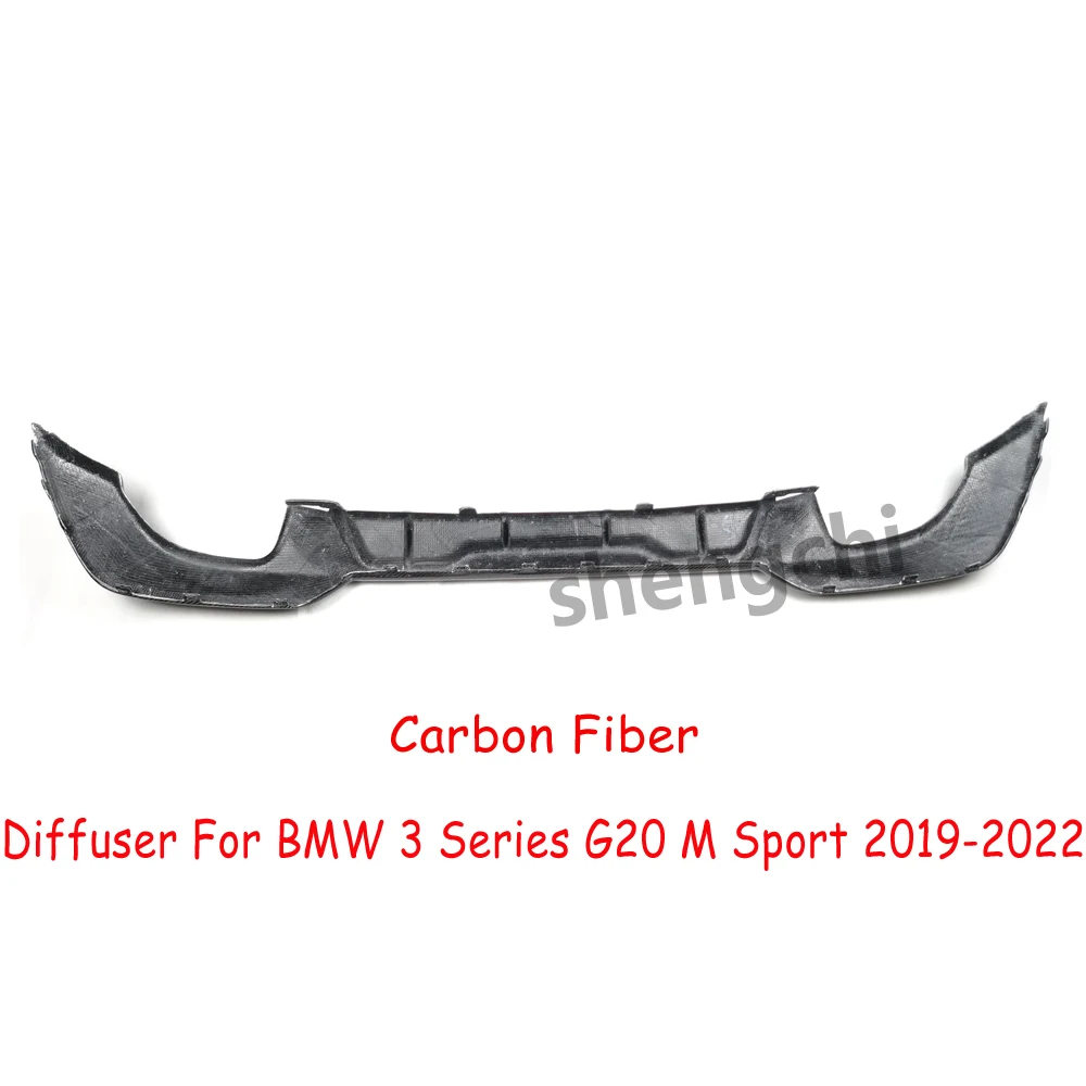 G20 Pre-Lci MP Style Carbon Fiber Rear Bumper Diffuser For BMW 3 Series G20 320i 330i M Sport Rear Bumper lip 2019-2022