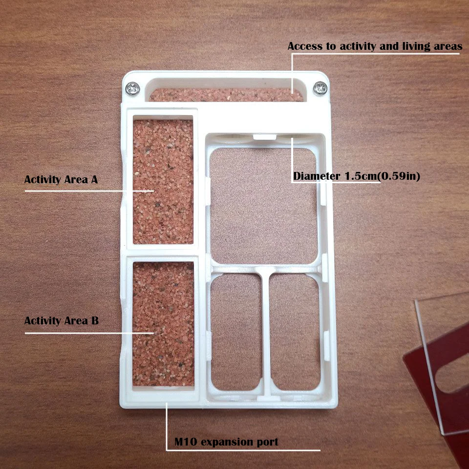 3D printing mini ant farm，queen breeding box，Inspect ants Villa House Ants Ecological Workshop