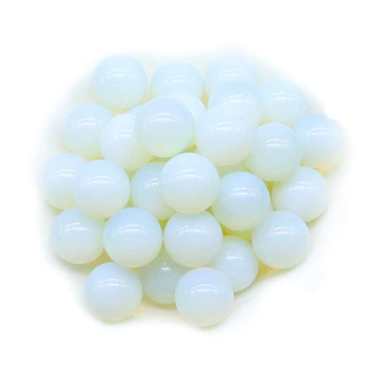 

16PCS 16MM Opalite Stress Relief Spheres & Balls Polished Meditation Balancing Home Decoration Crystal Beads