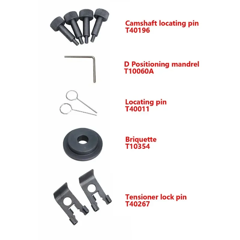 Engine Crankshaft Timing Tool Kit For VAG 1.8 2.0 TSI/TFSI EA888 For VW AUDI T10352 T40196 T40271 T10368 T10354 T10355