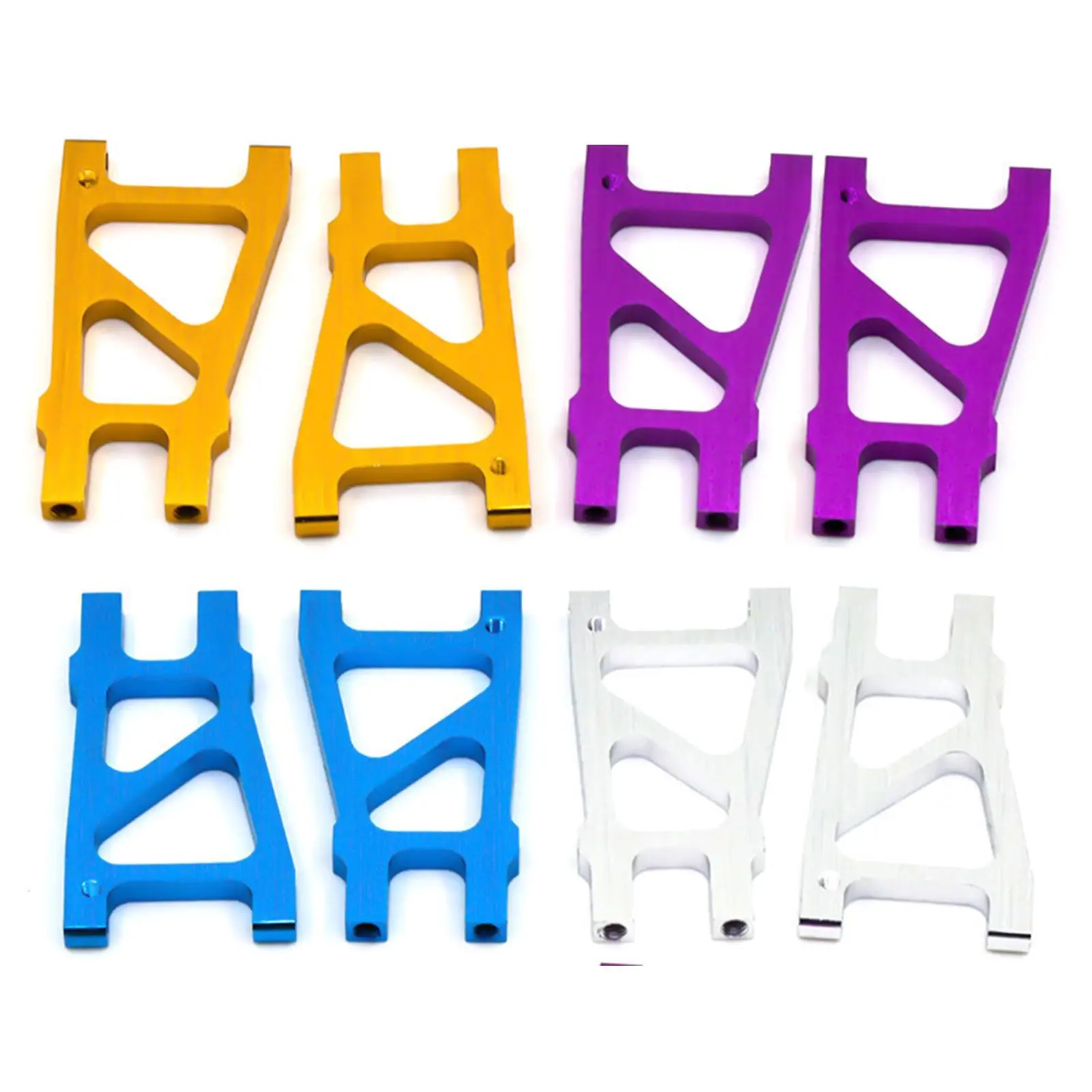2 PCS RC Aluminum Rear Lower Suspension Arms Set for HSP 94188 1/10 RC Car