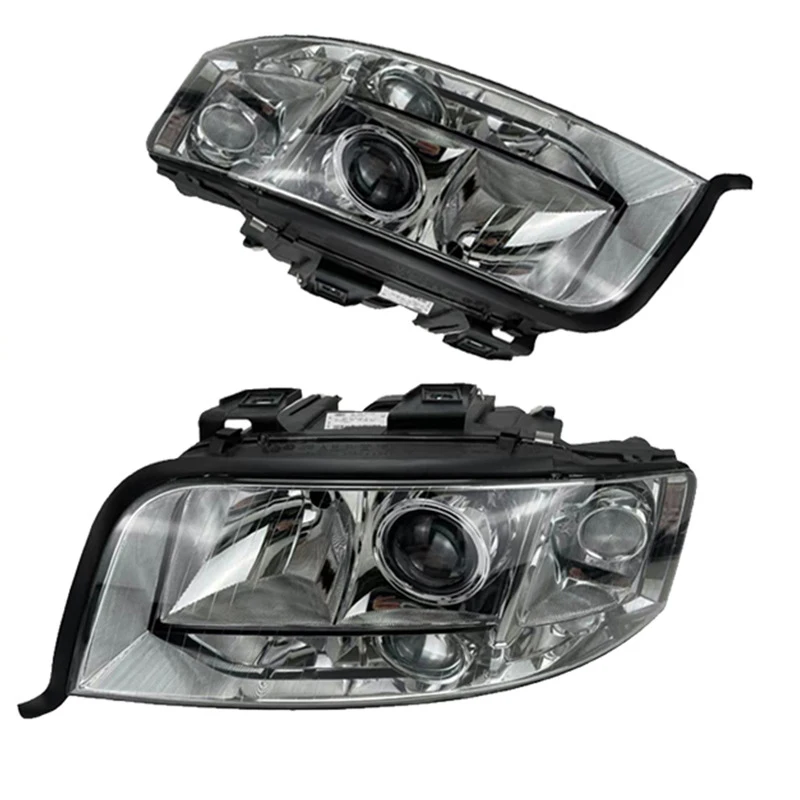Front Bumper Xenon Headlight For Audi A6 C5 1999 2000 2001 2002 2003 2004 2005 Driving Light Signal Lamp Head Light Assemby view 3