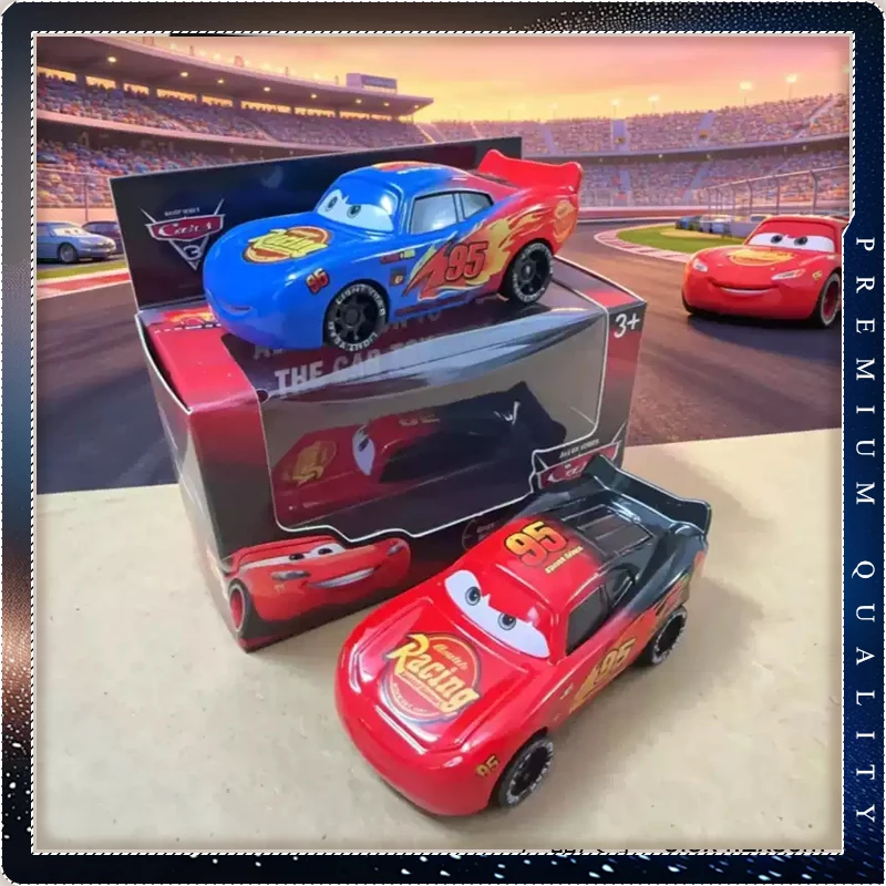 

Disney Cars Lightning McQueen Alloy Car Model Mini Diecast Toy Collectible Desktop Ornament Gift For Kids Car Enthusiast Fans