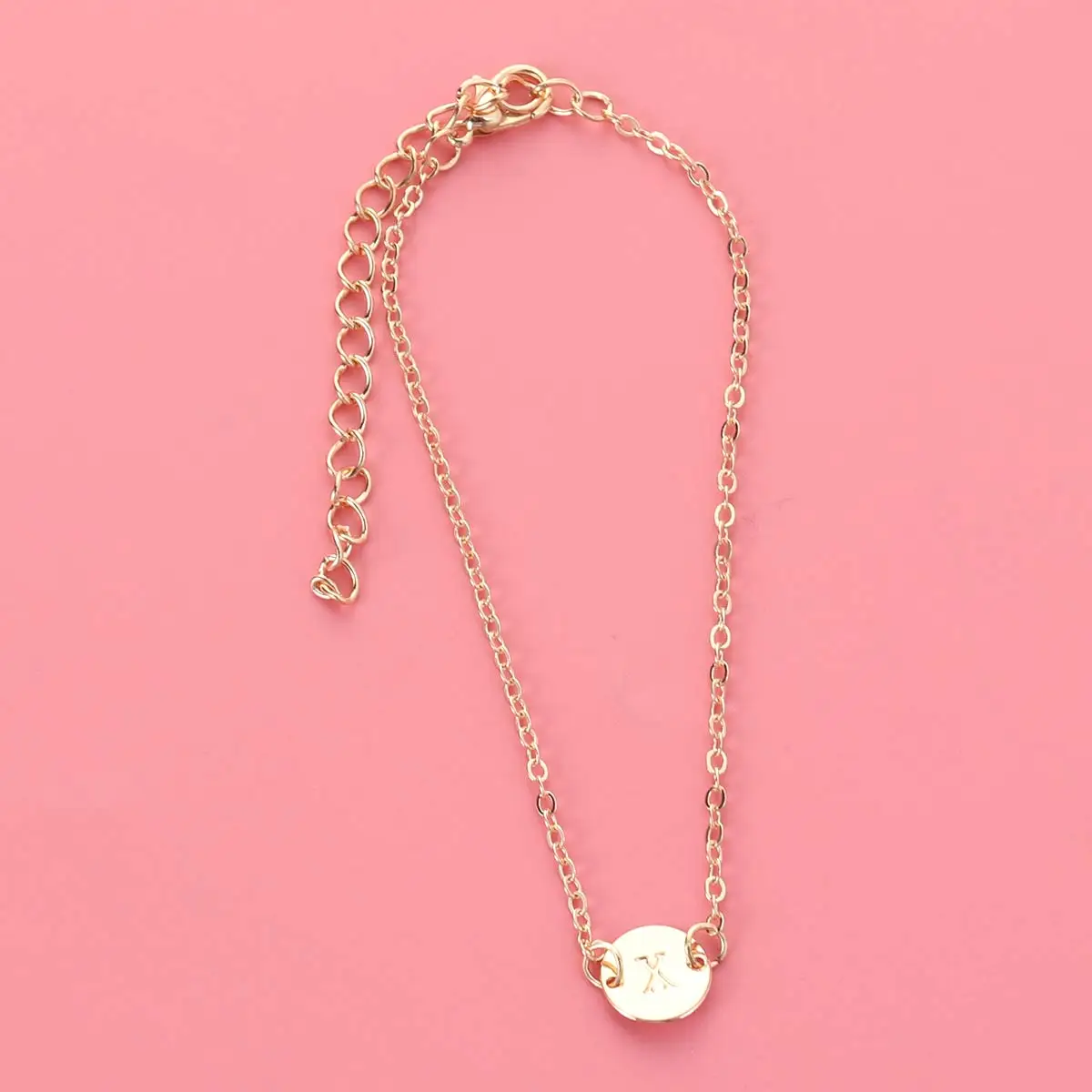 

Women Bracelet Anklet Stylish Vintage Casual Beach Style Engraving Alloy Foot Chain Bracelet