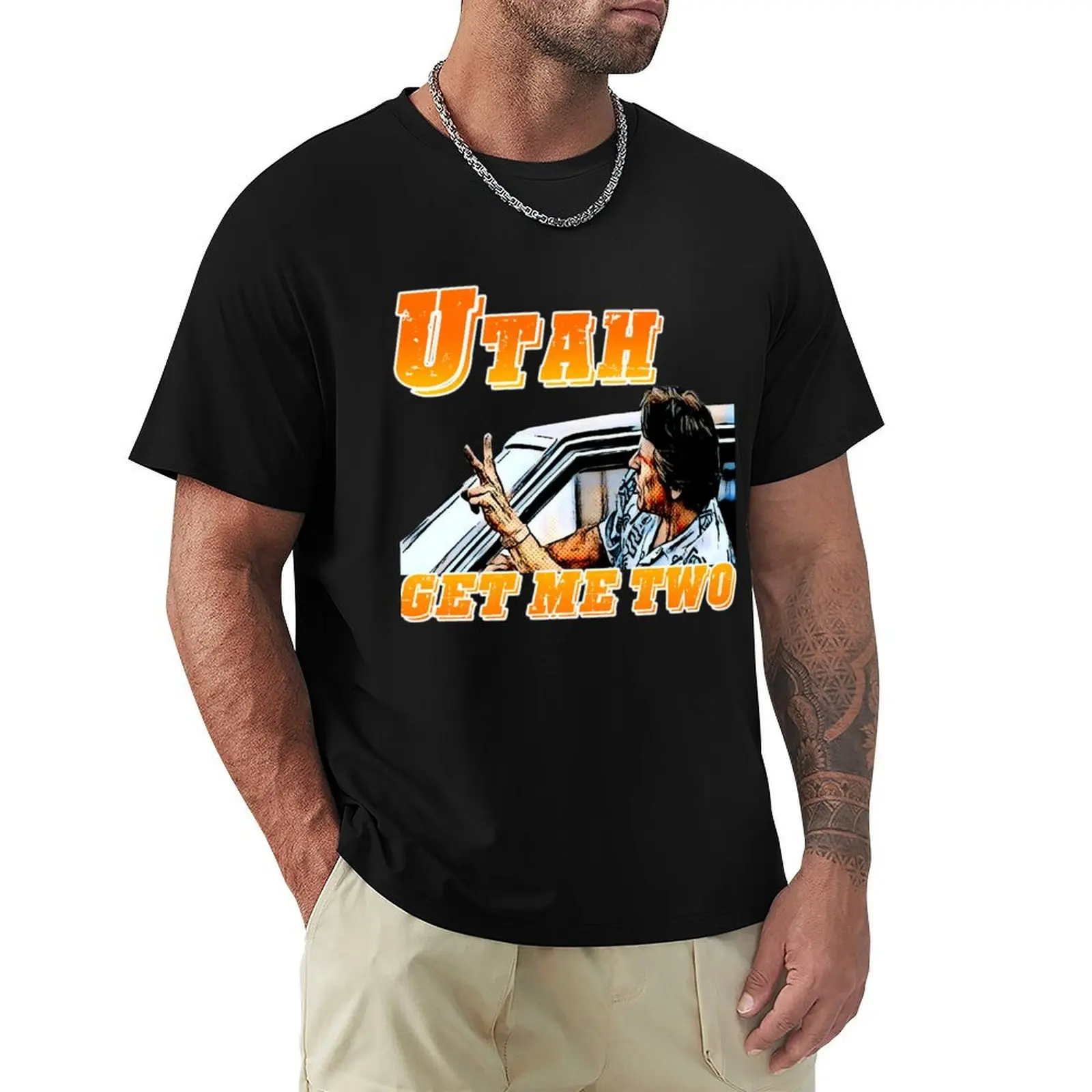 

Utah, get me two T-Shirt cheap stuff for a boy mens designer clothes