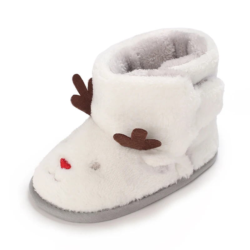 Weihnachten Winter Neue Rollenspiel Niedliche Cartoon Warme Schuhe Baby Stiefel Laufschuhe Winter 0-18 Monate Baby – Detail 8