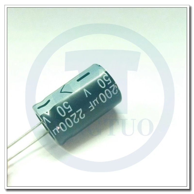 2pcs 2200uF50V 50V2200uF 2200MFD 50WV 16*25mm Radial Aluminum Electrolytic Capacitor