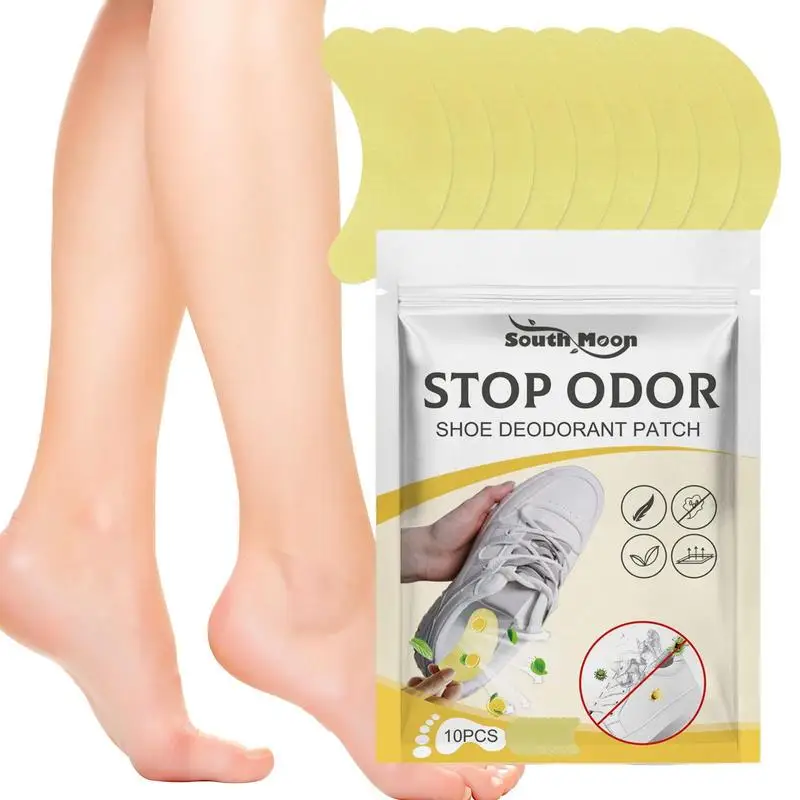 Odor Eaters For Shoes Shoe Deodorizer Insert With Natural Lemon Scent 10PCS Shoe Odor Eliminator Shoe Air Fresheners Sneaker