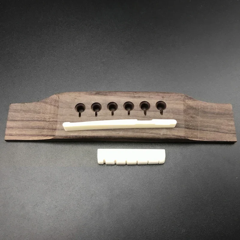 

1/5/10set Pure Rosewood Classical Acoustic Guitar Bridge Bridge with Pure Bone Bridge Nut and Saddle Violao Accessories