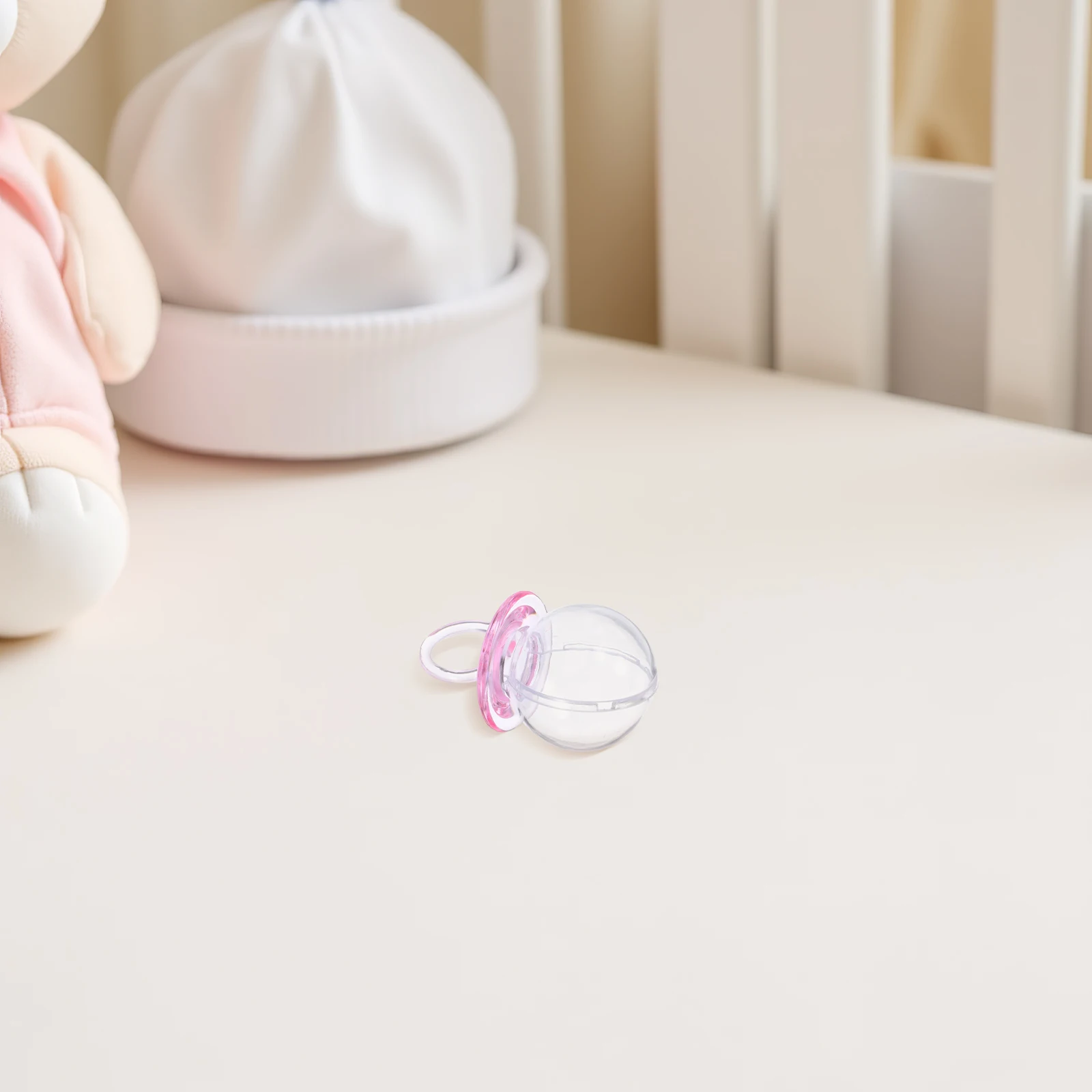 

24 Pcs Small Pacifier Candy Box Pacifiers Plastic Shower Favors for Guests