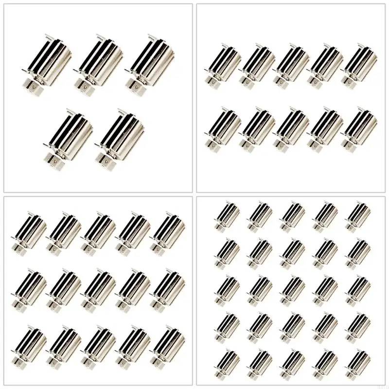 5Pcs High Precisions Brushed Gears Motor With Metal Housing for Automation and Home Appliances M4YD