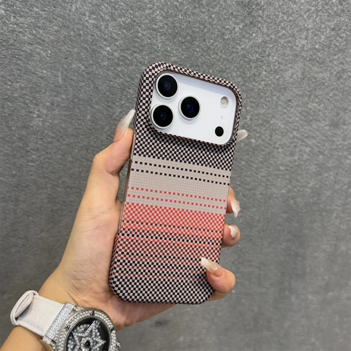 Slim Frameless Carbon Fibre Sunset PC For Magsafe Magnetic Case For iPhone 18 17 Air 16 Plus 15 14 13 Pro Max Shockproof Cover
