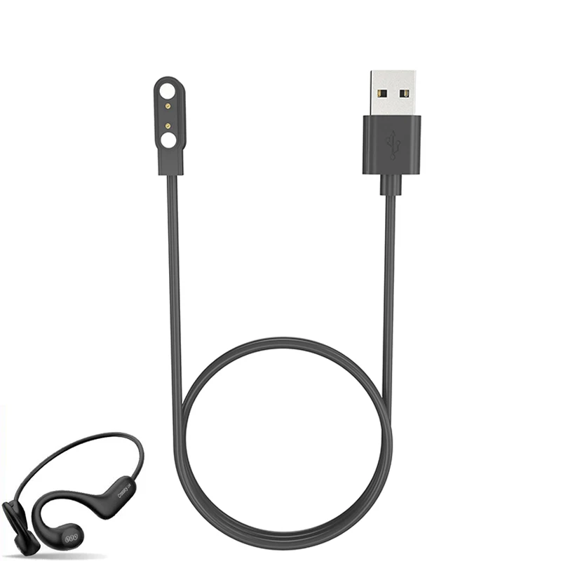 Dock Charger Adapter USB Charging Cable For QCY T22 Crossky Link Wireless Bluetooth Earphone Power Charge Sports Accessories