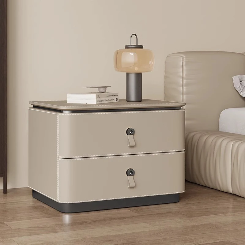 

Simple Trendy Nightstands Italian Style Exquisite Luxury Bedside Table Design Storage Comodini Camera Letto Bedroom Furniture