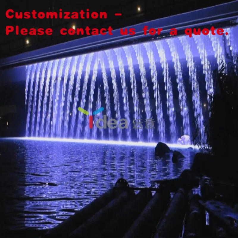 

custom.Charming Indoor Digital Curtain,Wall Waterfall Fountains