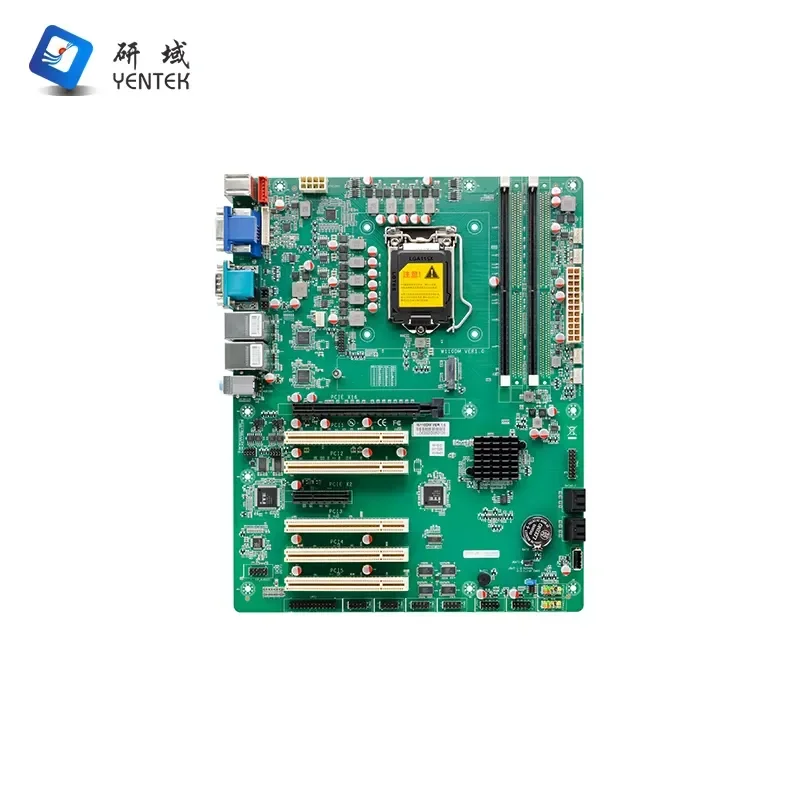 BOLRZO LGA1151 6th, 7th, 8th, 9th generation Core I7 I5 I3 ATX main board H110 5 PCI 2 Gigabit network interface card 6