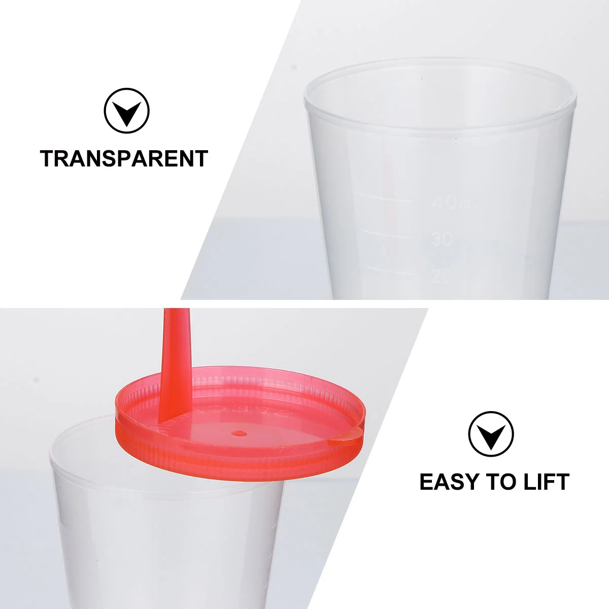 50 Pcs Hospital Urine Cups Sample Testing Accessories Ovulation Specimen Container