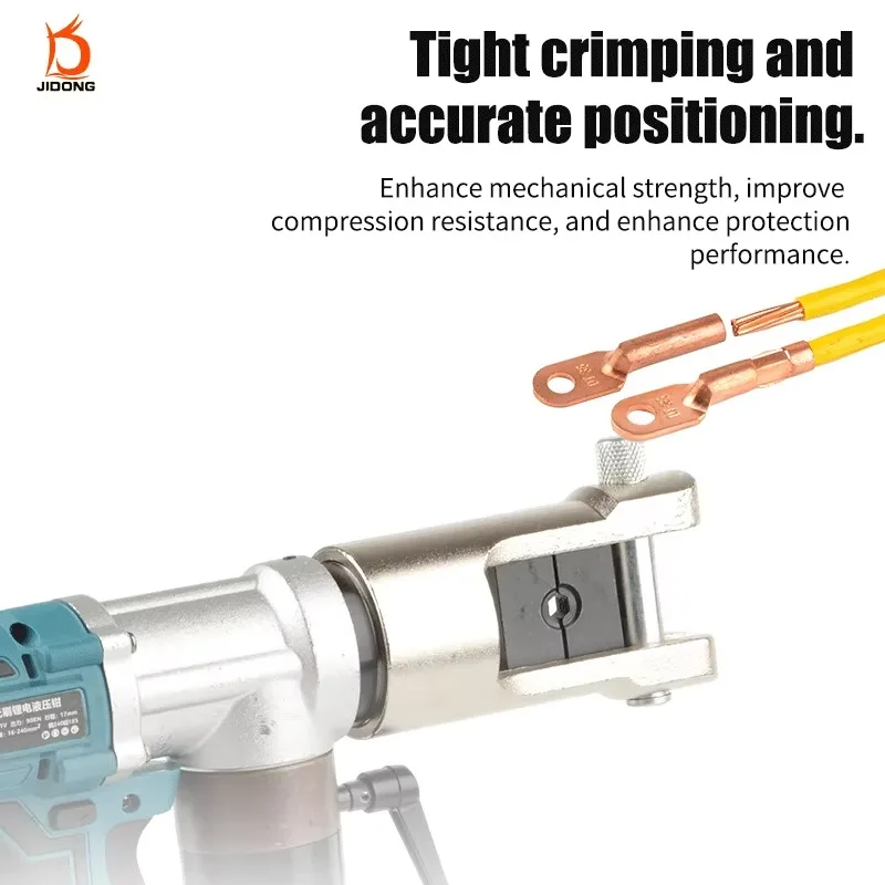 

MZS-240 Cordless Hydraulic Cable Crimping Kit 90kn Battery Powered Electric Lithium Tool For 10-240mm 90kn Battery 10-240mm