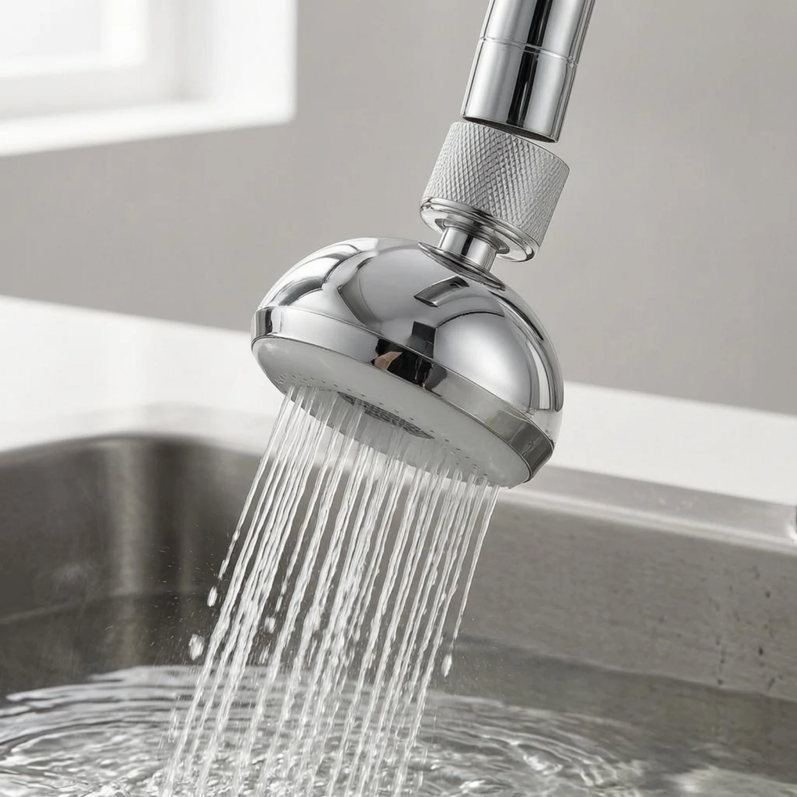

Two-Mode Faucet Aerator 2 Water Modes Chrome Faucet Aerator Kitchen Fixture M22 Threaded
