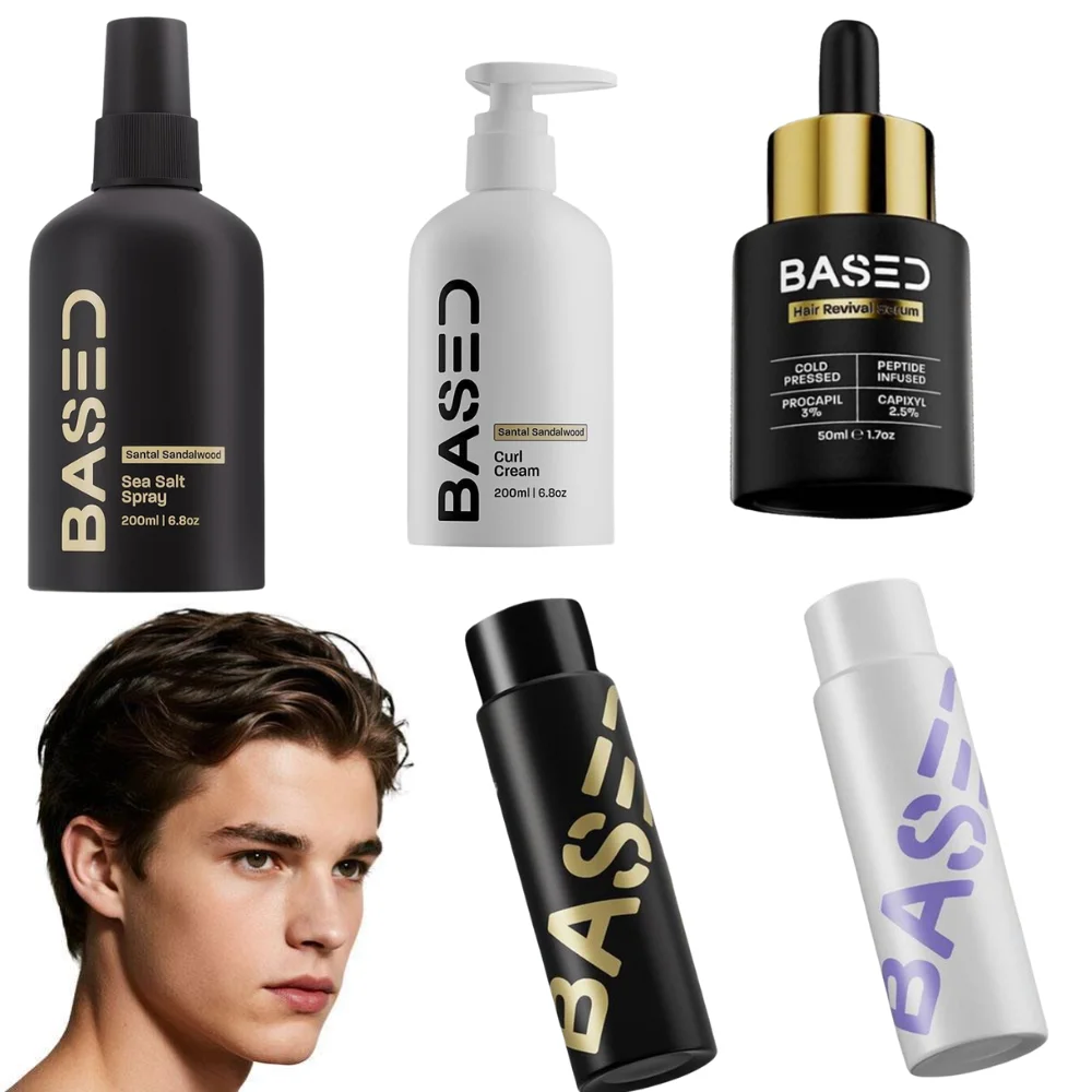 

BASDE Hair Strengthening Serum Sea Salt Spray For Volumizing Hair Easy Fashion Natural Sea Salt Nourishing Hair Fixing Care