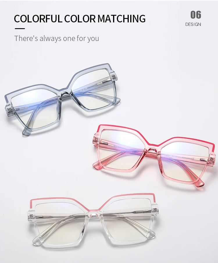 Legierung Rahmen Brille Vollrand Brillen Frauen Frühling Scharniere Kurzsichtig Oculos De Grau Brille 95977 – Detail 9