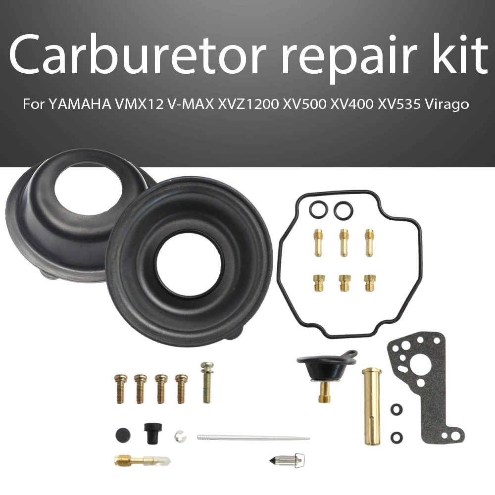 

4 set carburetor repair kit for V-MAX 1200 Vmax 1985-2000 V-MAX1200 VMAX1200Plunger diaphragm part of motorcycle carb