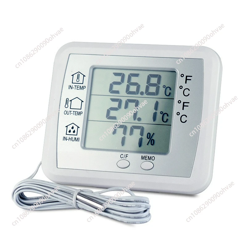 Electronic thermometer high precision 900A dual temperature display table with probe